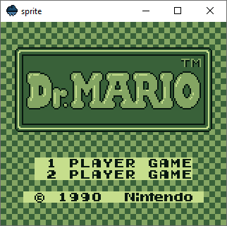Dr. Mario title screen