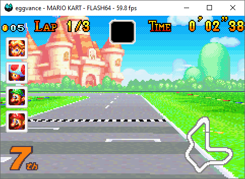 Mario Kart sprites invisible