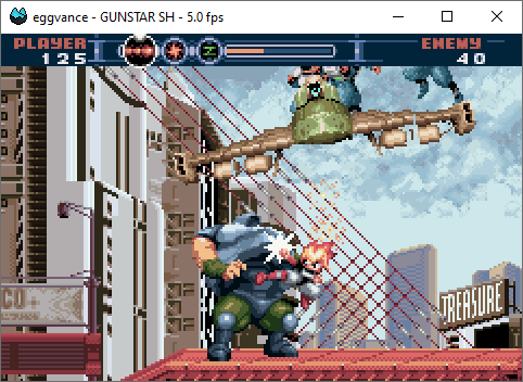 Gunstar Super Heroes with render cycle limit