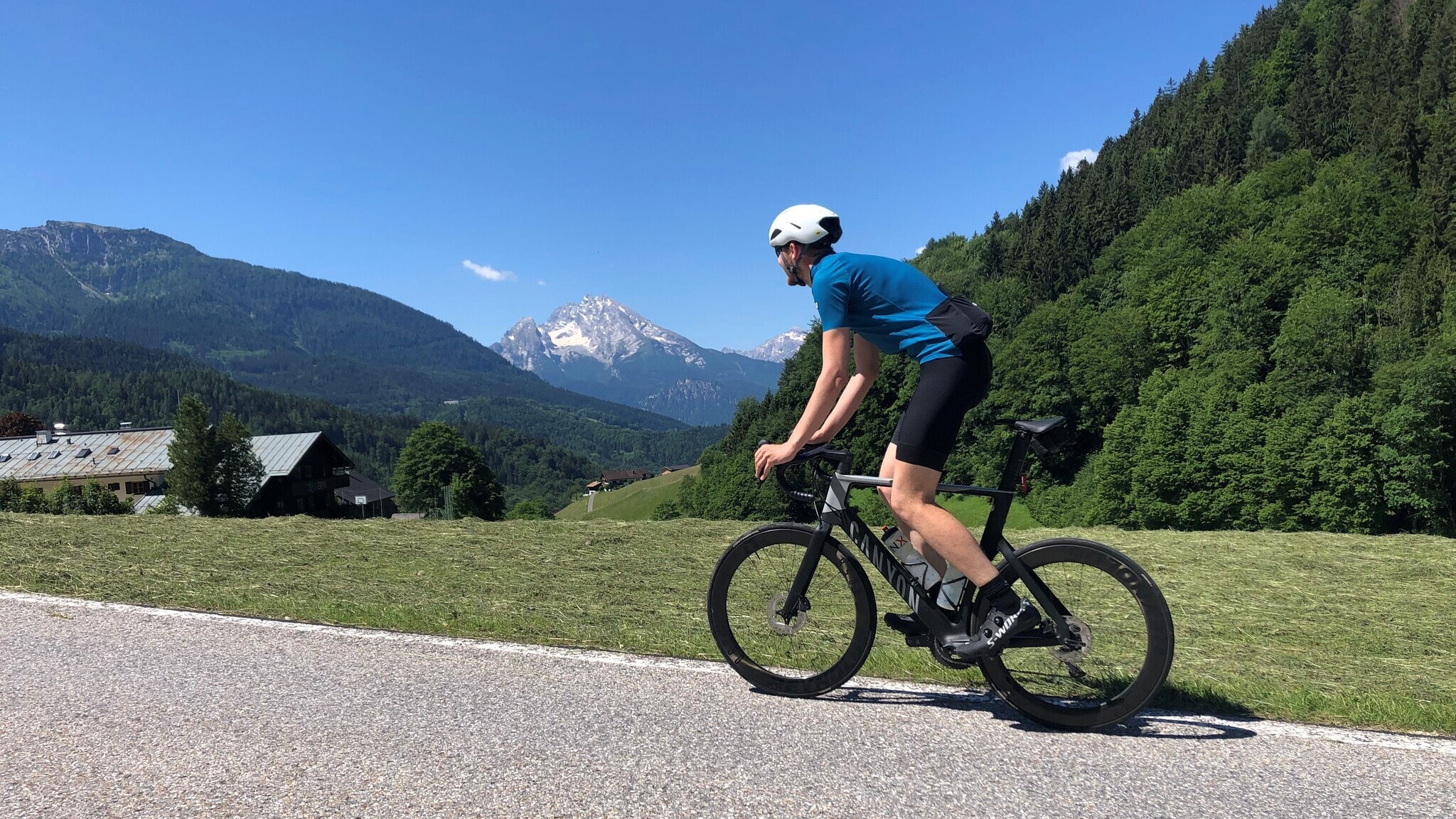 Me on the climb
